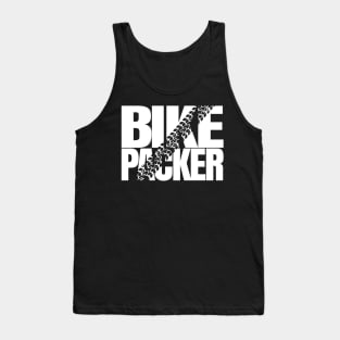 Bikepacker - Travel with bike backpacker gift Tank Top